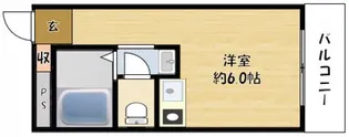 忍ヶ丘マンション【403号室】の間取り