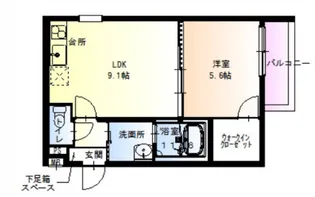 フジパレス寝屋川【301号室】の間取り
