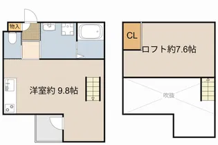F8石津【1階】の間取り