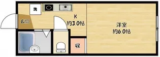 フリーディオ東町【1階】の間取り