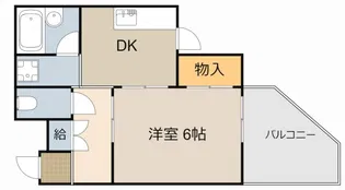 大和田ノースマンション【406号室】の間取り