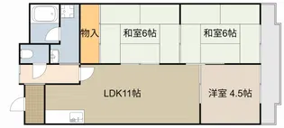 メナール香里園【501号室】の間取り