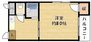 サンフラワー佐太【405号室】の間取り