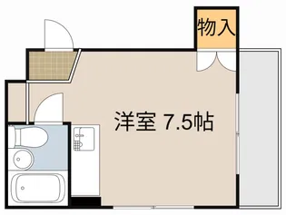 ロータリーマンション藤田町【107号室】の間取り