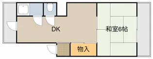 中瀬ハイツ【3階】の間取り