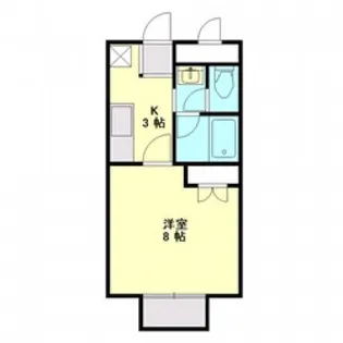 サバーバンハイツ【205号室号室】の間取り