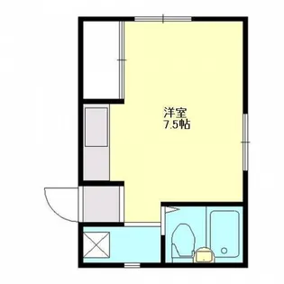 サウスキャッスル【202号室号室】の間取り
