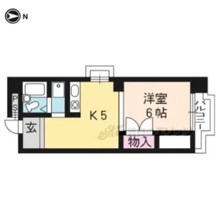 montagne西陣【403号室】の間取り