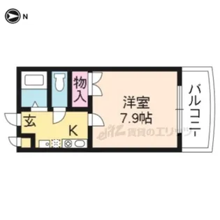 イデアール高辻【302号室】の間取り