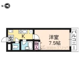 ヴィーブルゴヘエ【3-A号室】の間取り