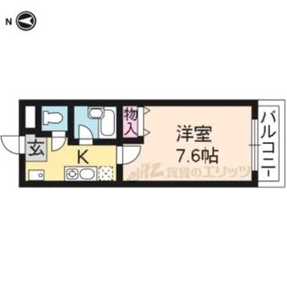 ヴィーブルゴヘエ【4-A号室】の間取り