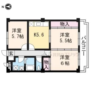 クレストコート【4階】の間取り