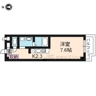 エルフォンセ【105号室】の間取り