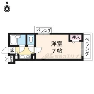 くらまだ荘【306号室】の間取り