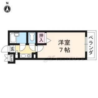 くらまだ荘【302号室】の間取り