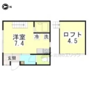グランシャリオ【205号室】の間取り