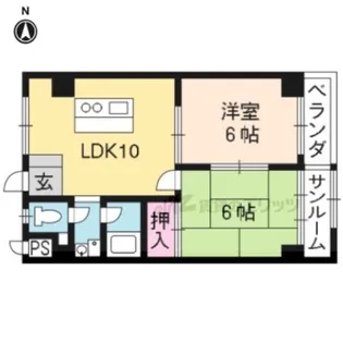 K’s北山【105号室】の間取り