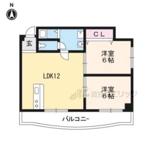 K’s北山【302号室】の間取り