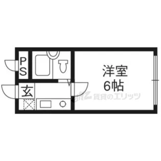 クレセント桂【202号室】の間取り