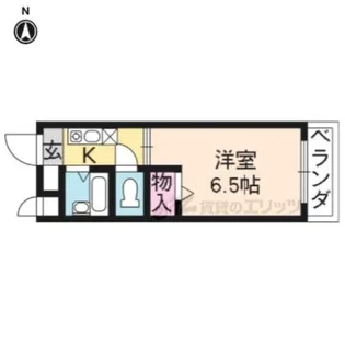 サンパティック【102号室】の間取り