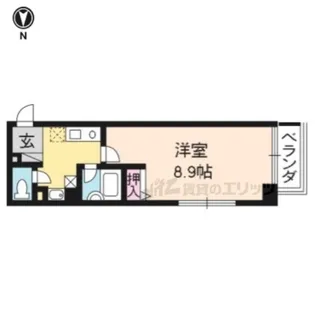 パレモンテペーシェ【305号室】の間取り