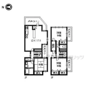 渡部マンション【200号室】の間取り