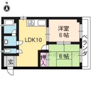 PLUM HOUSE【301号室】の間取り