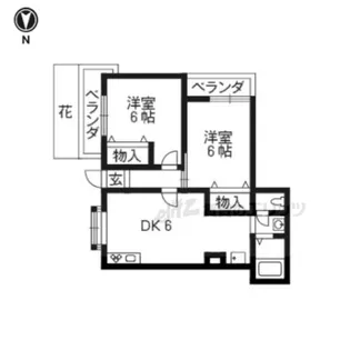 シティハウス1号館【3-E号室】の間取り