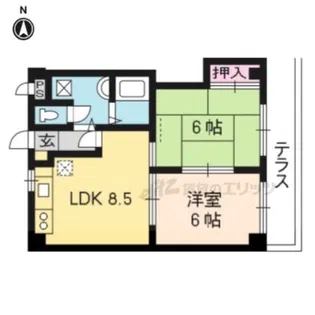 コスモアーク83【301号室】の間取り