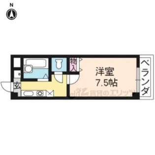 エスペランサ【402号室】の間取り