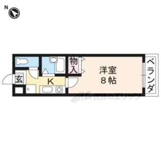センチュリー玉川【1階】の間取り