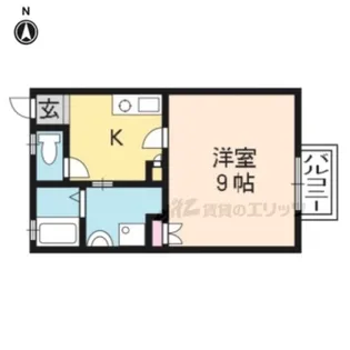 シャンツェ【102号室】の間取り