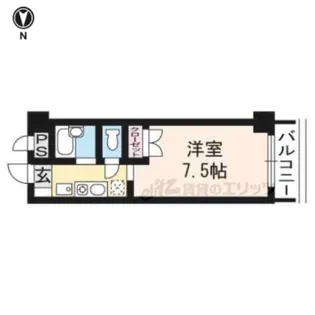 ピュア桂【105号室】の間取り