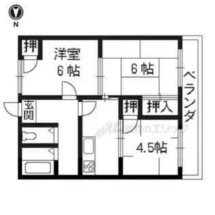 ONコーポ【202号室】の間取り