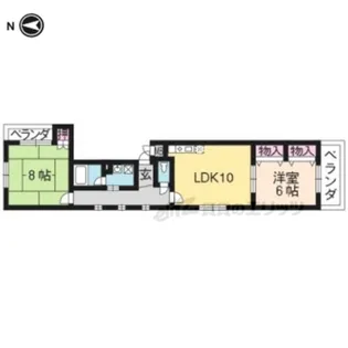 ONマンション【206号室】の間取り
