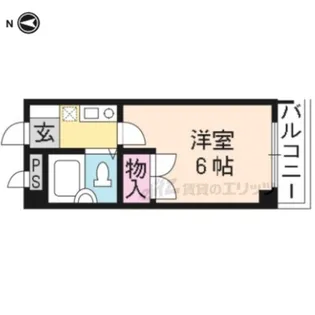 エトワール桂【210号室】の間取り