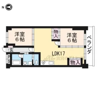 今井マンション【3階】の間取り