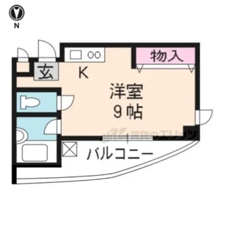 ミネ白川【403号室】の間取り