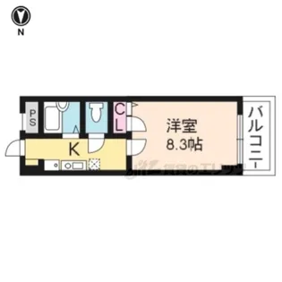 1Kの間取り画像