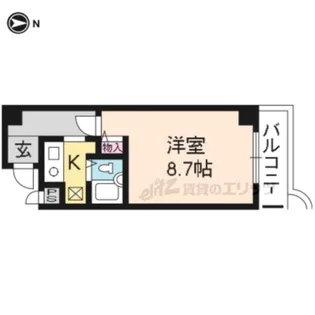 プルミエール生島【701号室】の間取り