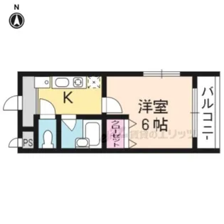 楓樹館【301号室】の間取り