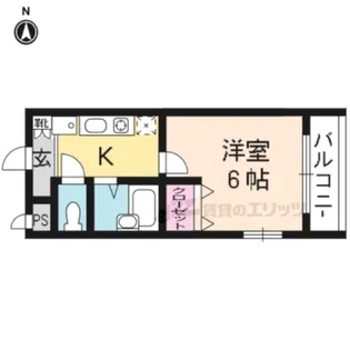 楓樹館【103号室】の間取り