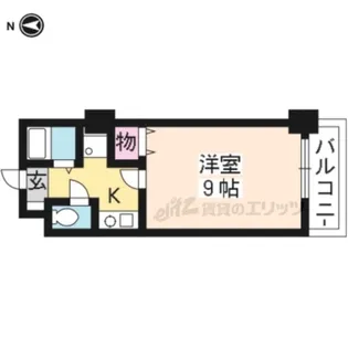 サンホワイト葛野【315号室】の間取り