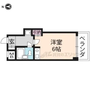 マイ・フラット【401号室】の間取り