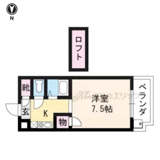 ビューラー山口【402号室】の間取り