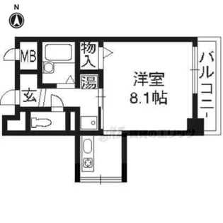 レスパスエラン【4階】の間取り