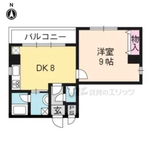 シャルマン岡崎【201号室】の間取り