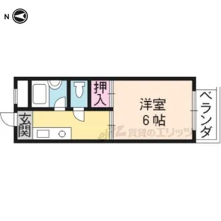 前田ハイツ【202号室】の間取り