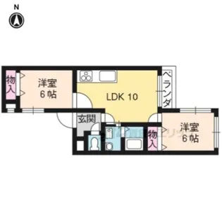 ライブラ七条【302号室】の間取り