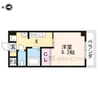 メゾンマロニエ【2階】の間取り